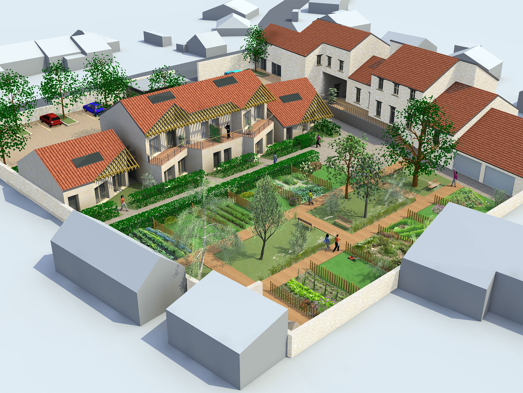 Programmation de l'aménagement d'un quartier écologique à Maisse